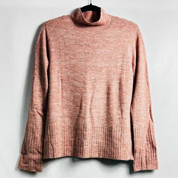 NWT Velvet Heart Women’s Sz S Pink Soft Long Sleeve Mock Neck Sweater - Picture 1 of 5